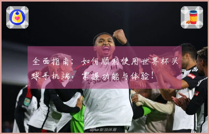 全面指南：如何顺利使用世界杯买球手机端，掌握功能与体验！