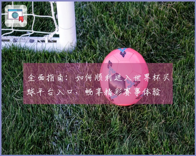 全面指南：如何顺利进入世界杯买球平台入口，畅享精彩赛事体验