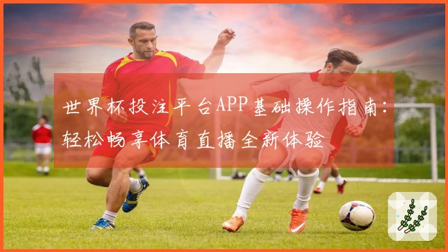 世界杯投注平台APP基础操作指南：轻松畅享体育直播全新体验