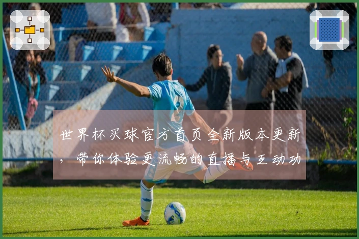 世界杯买球官方首页全新版本更新，带你体验更流畅的直播与互动功能